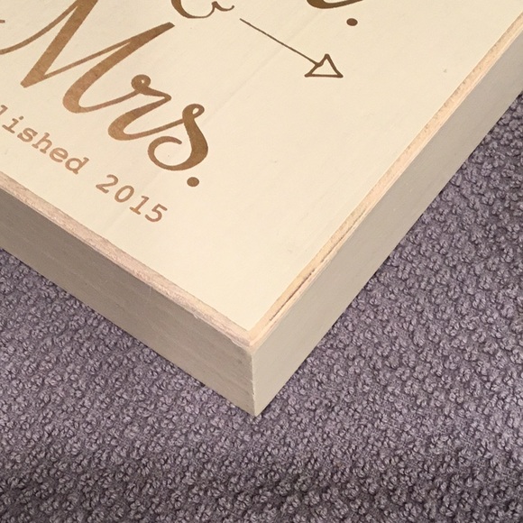 Mr and Mrs Wood Sign Year 2015 - Picture 5 of 7